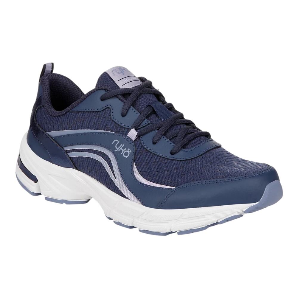 Ryka Women's Imagine Walking Lace Up Sneakers Navy Blue Size 6